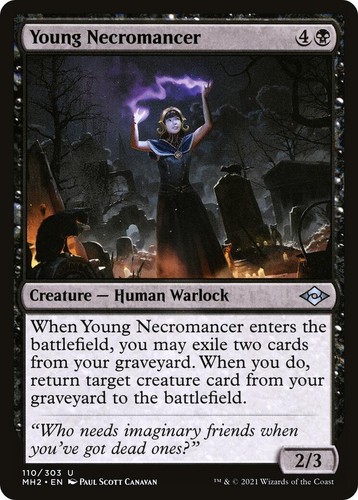 Foil young necromancer - foil,